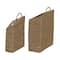 Household Essentials Rectangular Wicker Hanging Baskets